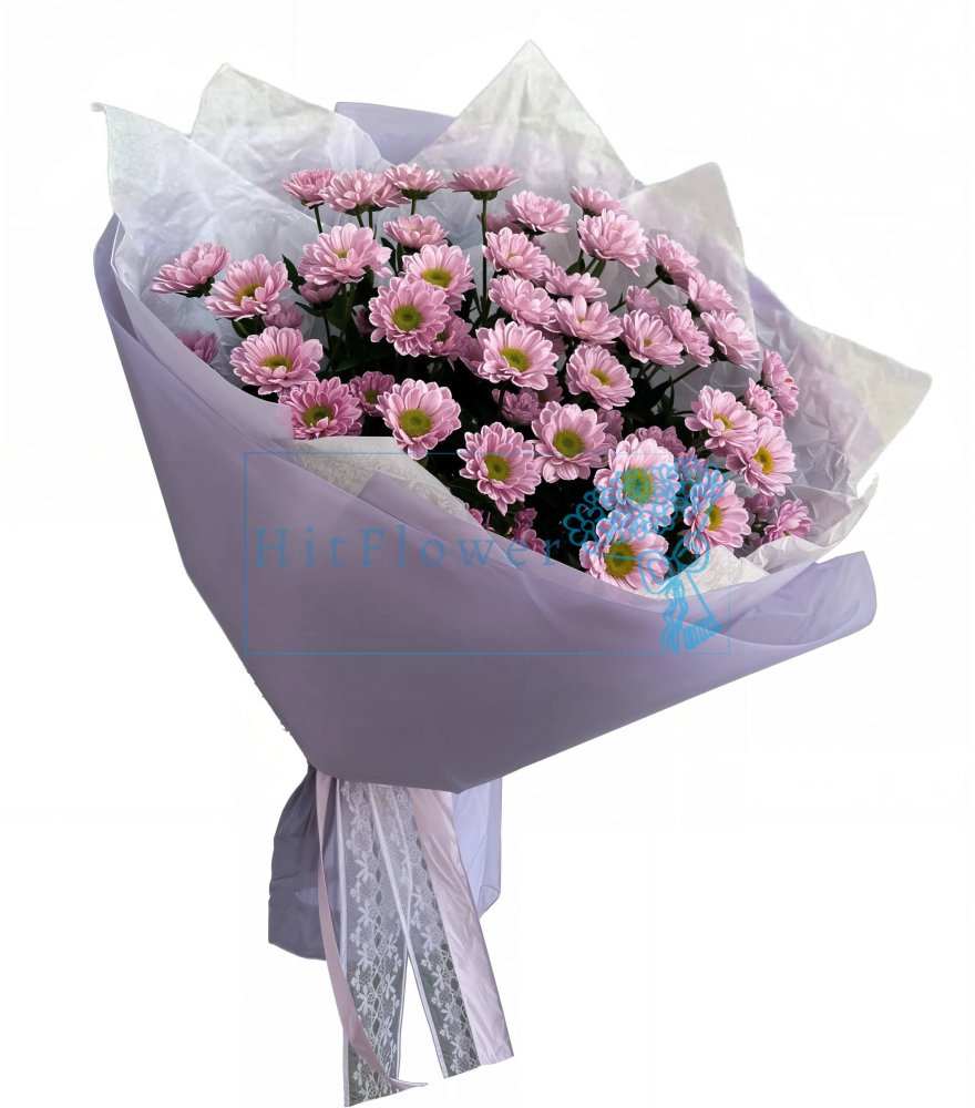 Букет цветов Аромат нежности Букет цветов из: Хризантемы