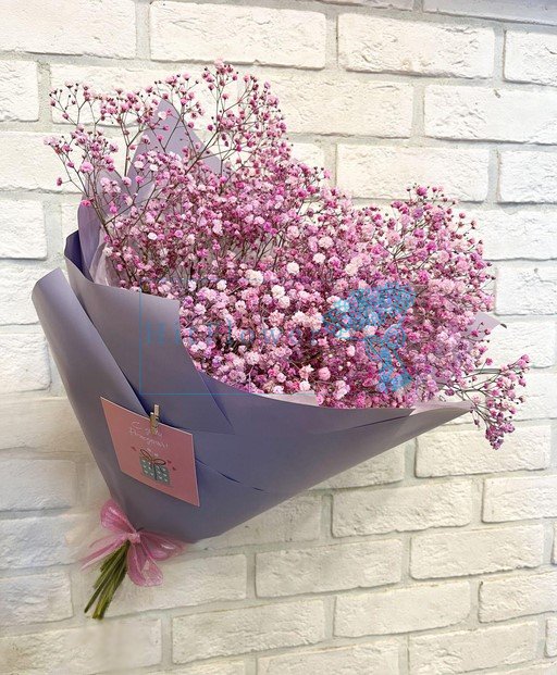 Букет цветов Розовая невесомость Букет цветов из: Гипсофила